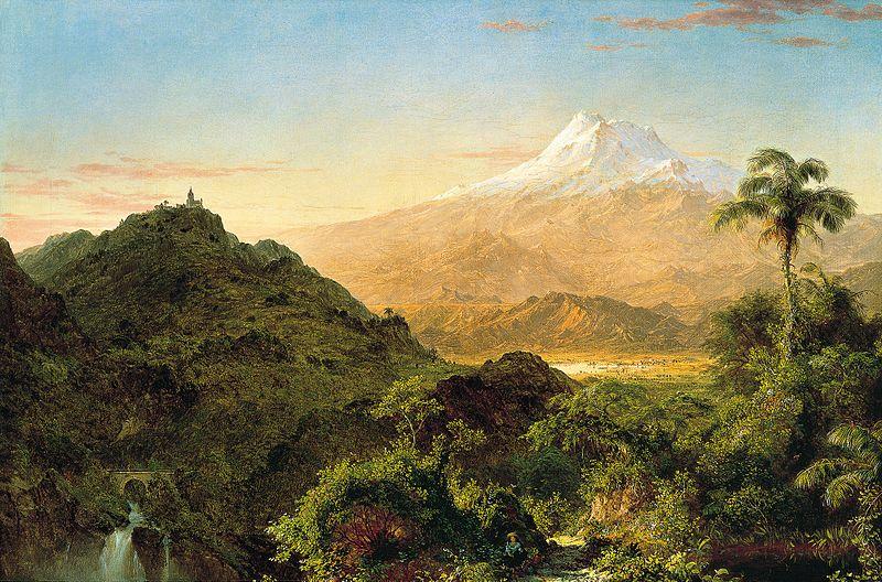 Frederick Edwin Church South American landscape oil painting image